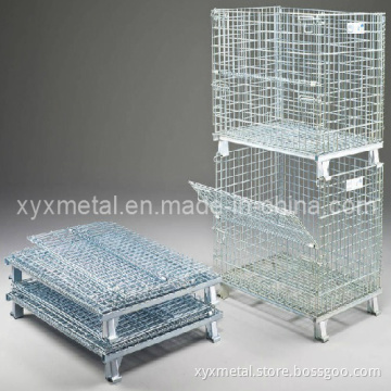 Warehouse Storage Folding Wire Mesh Stillage Cage